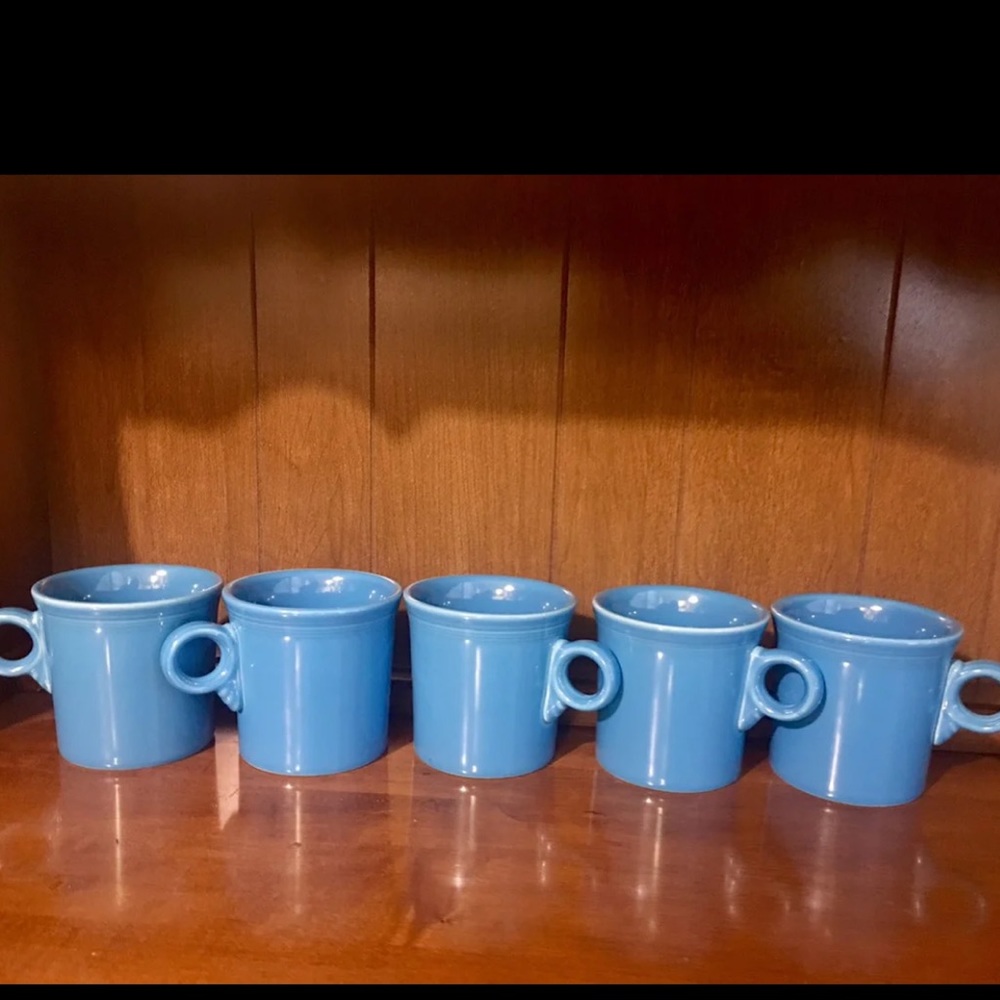 Fiestaware Mugs, Peacock Color